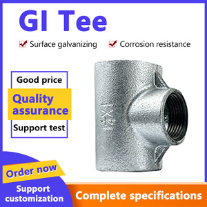 Accesorios <span class=keywords><strong>de</strong></span> Tubería <span class=keywords><strong>de</strong></span> Hierro Maleable <span class=keywords><strong>de</strong></span> Fábrica, Galvanizados en Caliente, Tipo BSP, <span class=keywords><strong>para</strong></span> Petróleo, Agua y Gas - Product Image 3