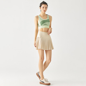 Phụ Nữ Của Giản Dị Chống Đi Bộ Quần Vợt xếp li Váy Chống Nắng Hai Mảnh Bên Ngoài Mặc Thoáng Khí Thể Thao Váy Cho Mùa Hè - Product Image 3