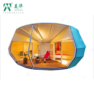 Oval Creative <b>Tent</b> Single Layer Aluminum <b>Frame</b> One Bedroom One Living Room Four Season Rainproof Outdoor Shelter - Product Image 3