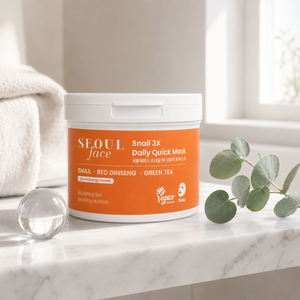 Mascarilla Facial Diaria de Acción Rápida Seoulface Snail 3X, 36 Unidades, Mascarilla Facial Vegana para el Cuidado Facial - Product Image 5
