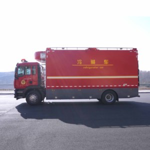 Sinotruk 4X2 350HP utilisé secours d'urgence réfrigérateur <span class=keywords><strong>Van</strong></span> congélateur camion 10-12 tonnes 6.8 mètres Diesel manuel Euro 5 nouvelle vente - Product Image 3