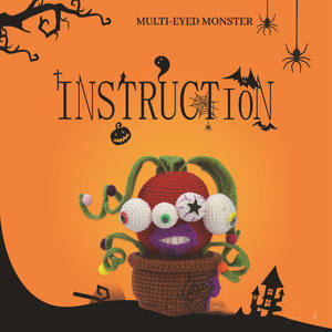 KIVA Noël Maternité Enfants Cadeau DIY Crochet Kit Tricoté À La Main Citrouille En Pot Poupée Fil <span class=keywords><strong>Boule</strong></span> Peluche Creative Cross-Border Hot - Product Image 2