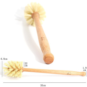 Durable <strong>Wooden</strong> Handle Natural Sisal Cleaning <strong>Brush</strong> for Vase <strong>Toilet</strong> and Dish Cleaning - Product Image 5