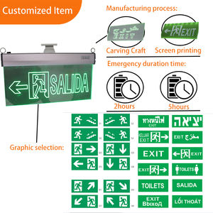 Luz de Señalización de Salida de Emergencia Tuoming con Batería, Panel LED de Emergencia Aggreko, Luz LED de Salida de Emergencia - Product Image 3