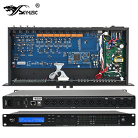 Procesador de Audio Digital Profesional de 4 Entradas y 8 Salidas DSP0408 con Frecuencia de Muestreo de 96KHz para Gestión de Altavoces de Sistema PA