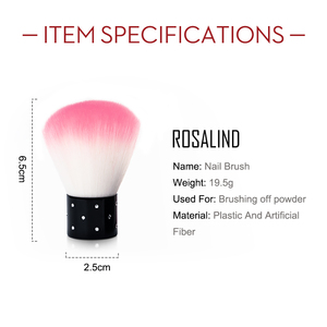 <span class=keywords><strong>Rosalind</strong></span> herramientas del arte del clavo de eliminar el polvo en polvo cepillo limpiador <span class=keywords><strong>manicura</strong></span> pedicura uñas polvo cepillo de cuidado de uñas - Product Image 6