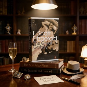 El gran Gatsby de F. Scott Fitzgerald. <span class=keywords><strong>La</strong></span> <span class=keywords><strong>novela</strong></span> literaria clásica definitiva y de renombre mundial sobre el sueño americano, una tragedia del amor - Product Image 5