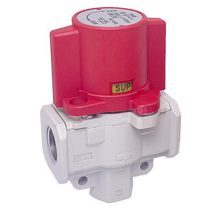 SMC <b>Safety</b> <b>Valves</b> VHS20-02A/VHS30-03A/VHS40-03A/04A Residual Pressure Relief and Pneumatic Vent <b>Valve</b> Switch - Product Image 5