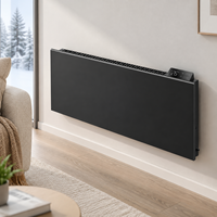 Radiateur à panneau noir mat pour salon, convecteur pour grossistes en appareils électroménagers