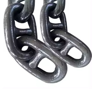 Cadena de Ancla Maxplus U2 U3 Pintada en Negro CM370/CM490/CM690, Cadena de Ancla Soldada con Eslabones de Zinc, Cadena de Ancla de Tamaño Estándar - Product Image 1