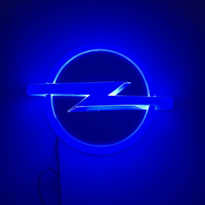 Emblème lumineux de <span class=keywords><strong>voiture</strong></span> 5D adapté à Opel Andorra avec les feux LED de l'emblème de la calandre, lumière fluide - Product Image 4
