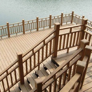 Barandilla de WPC Moderna, Duradera y Popular para Exteriores, Resistente a Grietas e Insectos, para Patio y Terraza - Product Image 1