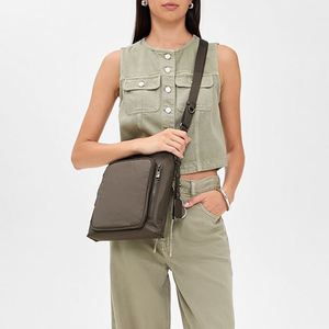 Custom DIY Logo Lady Nylon Single <b>Shoulder</b> Bag Waterproof Zip Sling Messenger Bags Adjustable <b>Straps</b> Summer Travel - Product Image 1