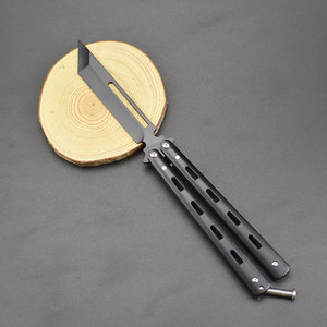 Fábrica al por mayor al aire libre <span class=keywords><strong>CSgo</strong></span> cuchillo de bolsillo Butter-Fly ejercicio entrenamiento juego hoja de acero inoxidable cuchillo plegable - Product Image 4
