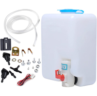 Système de pulvérisation universel 12V pour pare-brise de voiture avec réservoir et pistolet de lavage haute pression