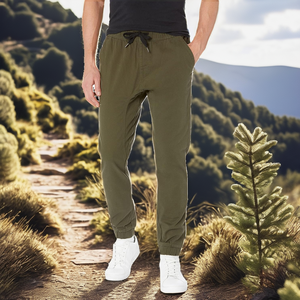 กางเกงจ็อกเกอร์คาร์โก้ผ้าฝ้าย 100% คุณภาพสูง น้ำหนักเบา ระบายอากาศได้ดี กันน้ำ ลวดลายย้อมสีแบบแอซิดวอช สำหรับผู้ชาย สไตล์สปอร์ต - Product Image 3