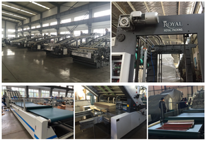 Laminateur automatique électrique pour le collage de feuilles et de cartons, machine de laminage à rouleaux haute vitesse, vitesse de 72 pouces/minute, épaisseur de 7 mils - Product Image 2