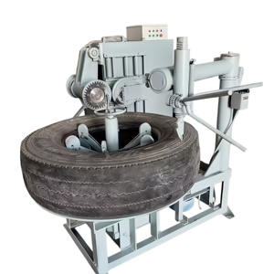 Machine de recyclage de pneus, machine à découper les pneus, coupe-bordure de pneus de camion pour usine de recyclage du caoutchouc - Product Image 4