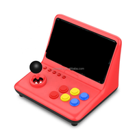 Consola de Juegos Retro Powkiddy A12 de 9 Pulgadas, Consola de Juegos Arcade con Joystick, Simulador de CPU de Cuatro Núcleos, Reproductor de Videojuegos Gb Ps1, Regalo