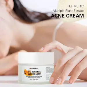 Private Label Skin Lightening Cream Tumeric Removal Dark Spot Removing Face Cream Lotion Face Whitening Cream For Black Skin