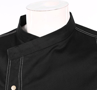 Professionnel personnalisé couleur unisexe classique serveur hôtel Chef veste Restaurant uniformes à manches courtes Chefs cuisine manteaux