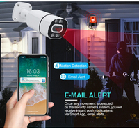 Wistino 8MP Poe Bullet Kamera-Kit 8ch HD Outdoor Wasserdichter Alarm Push Zwei-Wege-Voice-IP-Sicherheits system