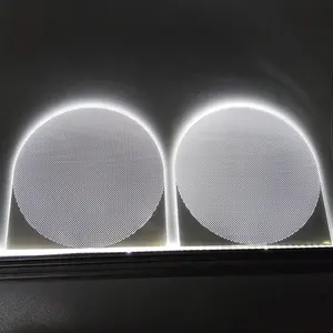 Led ışık kılavuz panel için Guangzhou fabrika özel akrilik plastik lgp levha