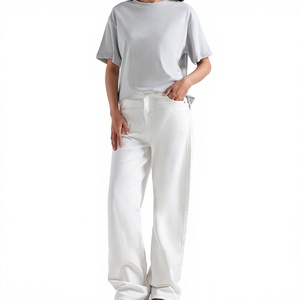 Pantalones de Vestir de Cintura Alta para Mujer, Diseño de Crepé, Pantalones Casuales para Mujer, OEM ODM - Product Image 1