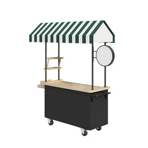 Chariot de nourriture mobile, chariot à glaces, chariot à café multifonctionnel - Product Image 5