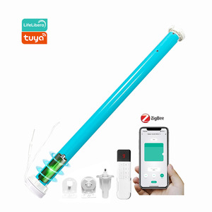 Motor de persianas enrollables Tuya Zigbee Smart Home, motor de persianas enrollables de batería de energía solar eléctrica para ventanas de 38 <span class=keywords><strong>tubos</strong></span> - Product Image 1