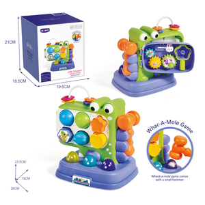 Consola de juegos multifuncional, juguete educativo de dinosaurio lindo, golpea un topo con luz y música, juguetes educativos para niños - Product Image 6