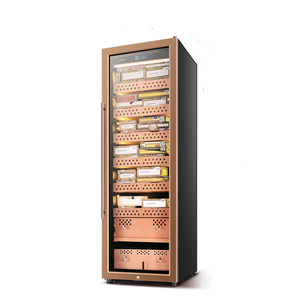 Luxury lacquer cabinet for backwoods accruate humidity temperature control large capacity cigar humidors cooler lacquer