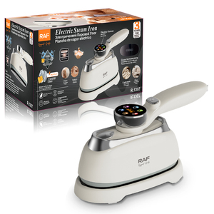 <span class=keywords><strong>Ferro</strong></span> <span class=keywords><strong>da</strong></span> <span class=keywords><strong>Stiro</strong></span> a Vapore Elettrico RAF 1300W con Display, Vapore Continuo, Piastra in Vetro per Casa, Hotel, Viaggi R.1397 - Product Image 2