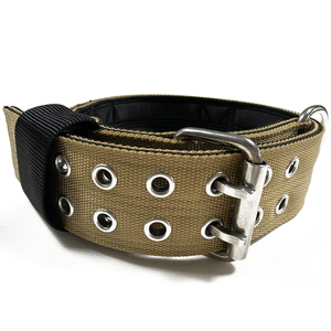 <span class=keywords><strong>Collar</strong></span> de perro de nailon acolchado cómodo con pasadores dobles ajustables con asa Correa resistente para mascotas para perros medianos y grandes - Product Image 2