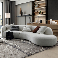 Canapé moderne en tissu avec fonction de refroidissement Mousses à haute résistance Conception d'angle confortable à deux sièges pour les hôtels et les ateliers