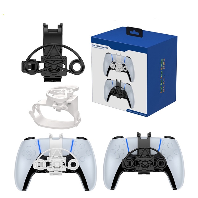JYS-P5208 Mini Steering Wheel for PS5 Gamepad Joystick Racing Game Auxiliary Controller Accessories