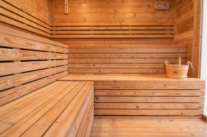 Sauna de Madera Sólida de Alta Calidad para 4 Personas, Moderna, Eléctrica, para Mercado Extranjero, Juego Completo para Exteriores con Panel de Control, Sauna de Vapor Húmedo - Product Image 5