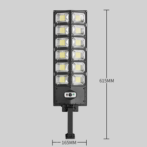 Projecteurs solaires haute puissance 504 LED pour jardin, avec détecteur de mouvement crépusculaire, télécommande, IP65, pour extérieur - Product Image 5