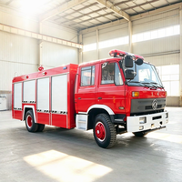 Camion de pompier diesel de sauvetage Dongfeng 4X2 neuf, citerne à eau de 5 tonnes, camion-citerne