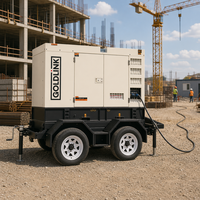 Générateurs Perkins 30 KVA, groupe électrogène diesel sur remorque, générateur mobile 24 KW, diesel, certifié CE, monophasé AC