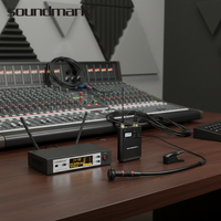 Micrófono de Condensador Cardioide con Cable Soundmark CX-500, Tamaño Pequeño, Conector XLR, Control de Volumen, Batería AA, Cable de Datos, 50-18kHz