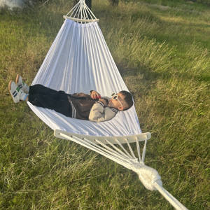 Cama de hamaca de seda refrescante, tumbona de verano de lujo para exteriores - Product Image 2