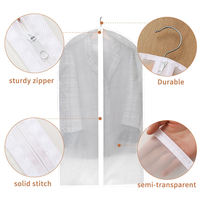 Sac de vêtement chaud vêtements housse anti-poussière PEVA housses de vêtement pour placard vêtements stockage plastique anti-poussière costume sac