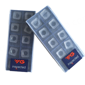Insertos SEKT1204AFTN YG602 100% Originales de Carburo de Tungsteno, Herramientas de Corte CNC Cuadradas con Recubrimiento PCD/PCBN HRC45 para Minería y Torneado OEM - Product Image 1