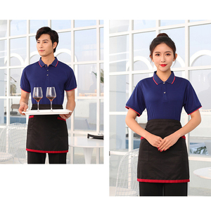 Le Polo estive a maniche corte <span class=keywords><strong>per</strong></span> i ristoratori del negozio di tè al latte I ristoranti pulcini allontanano le uniformi del Bar del ristorante - Product Image 2