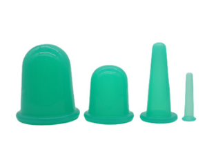 Juego de ventosas de silicona para celulitis de grado médico para cara, ojo, 4 unids/set, juego de terapia de ventosas faciales de silicona - Product Image 5