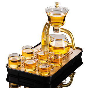 40Years Factory High Borosilicate Glass Teapot Magnetic Type <b>Tea</b> Kettle 350/400ml Capacity Food Grade Asian Zen Design - Product Image 4