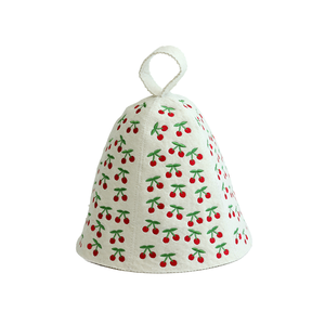 Juego de Sauna, Gorro de Fieltro de Lana Gris, Cojín de 54-56 cm, Bordado a Máquina, Cuatro Estaciones, Baño de Vapor Ruso, Accesorios para Baño - Product Image 2