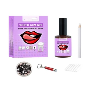Ensemble de bijoux dentaires multicolores, faciles à retirer et à installer, magnifiques, solides et fiables, pour perceuse à eau, unisexe - Product Image 5
