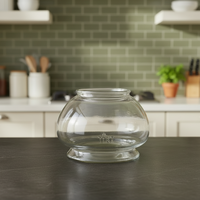 Pot en verre transparent de qualité alimentaire, écologique, 960 ml, grande capacité, personnalisable, pour bonbons, biscuits, épices